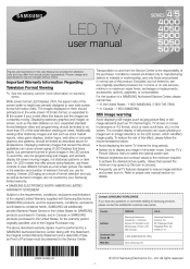 Samsung Series 4 4000 Led Tv User Manual